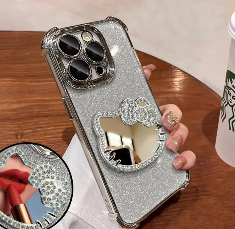 TK 大流行 キティちゃん キラキラ iPhoneケース