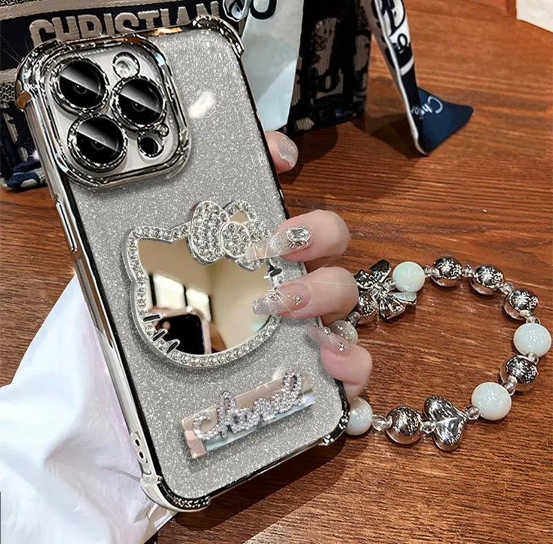 TK 大流行 キティちゃん キラキラ iPhoneケース