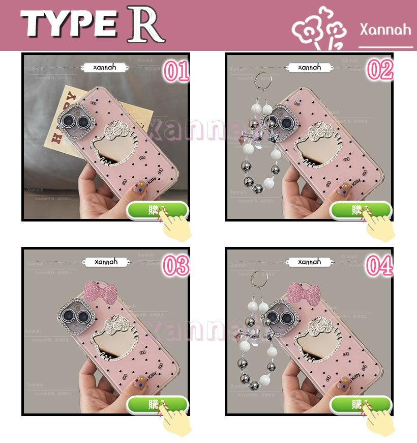TK 新流行 ドット ダブルレイヤー構造‌ iPhoneケース
