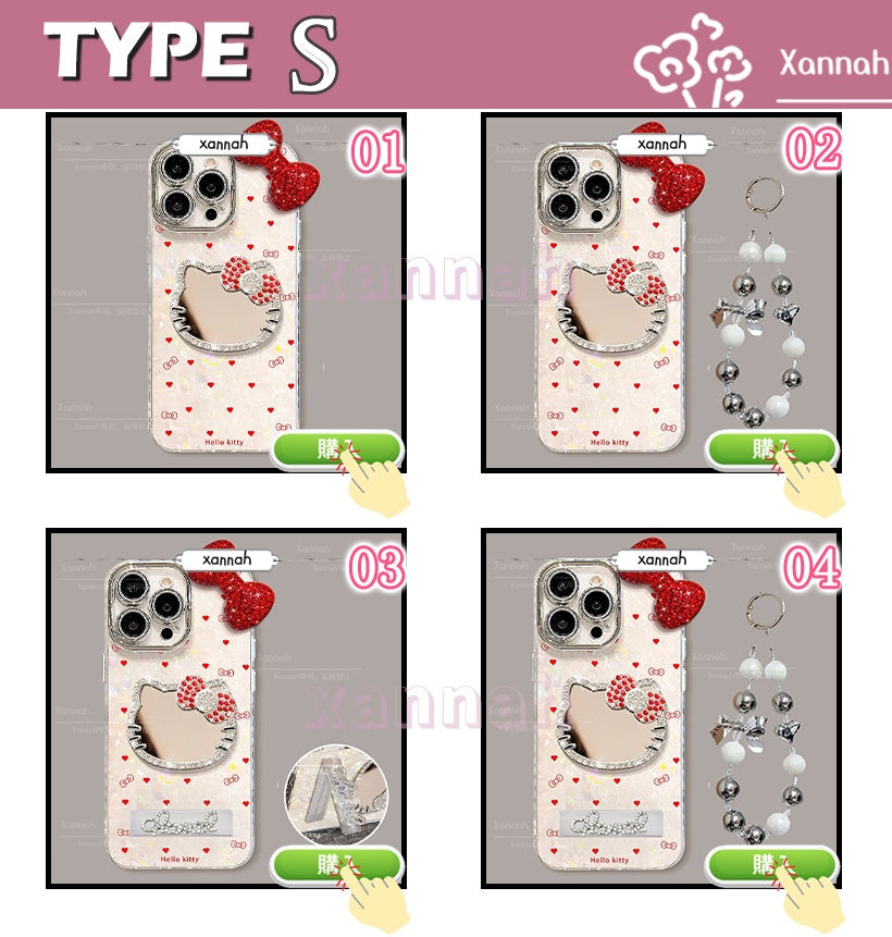 TK 新流行 ドット ダブルレイヤー構造‌ iPhoneケース